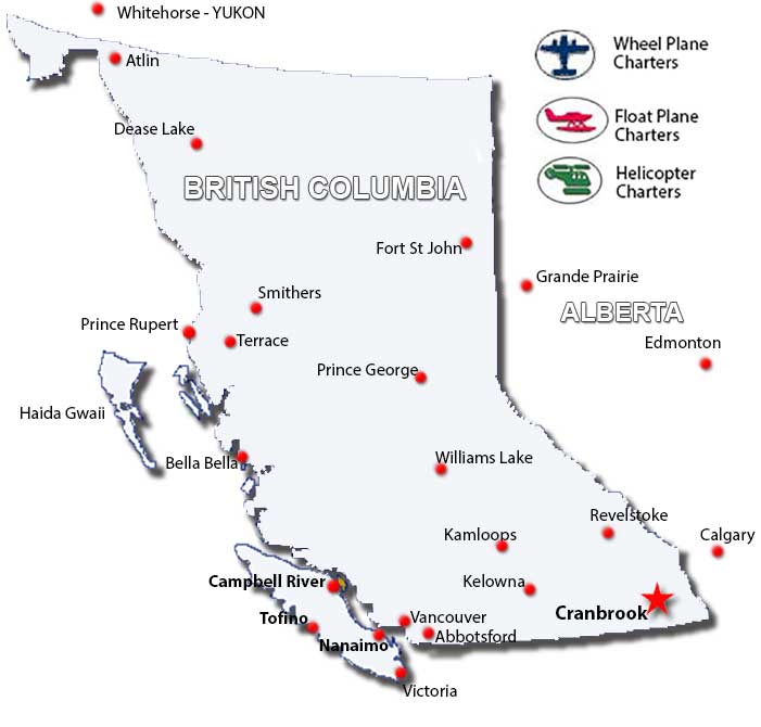 Cranbrook Charter Flights